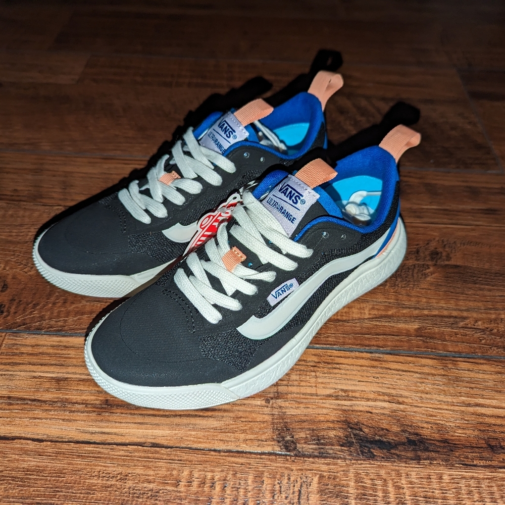 NEW Womens Vans Ultrarange Exo Pop Multicolor Black Sneaker Shoes Size 5 9.5